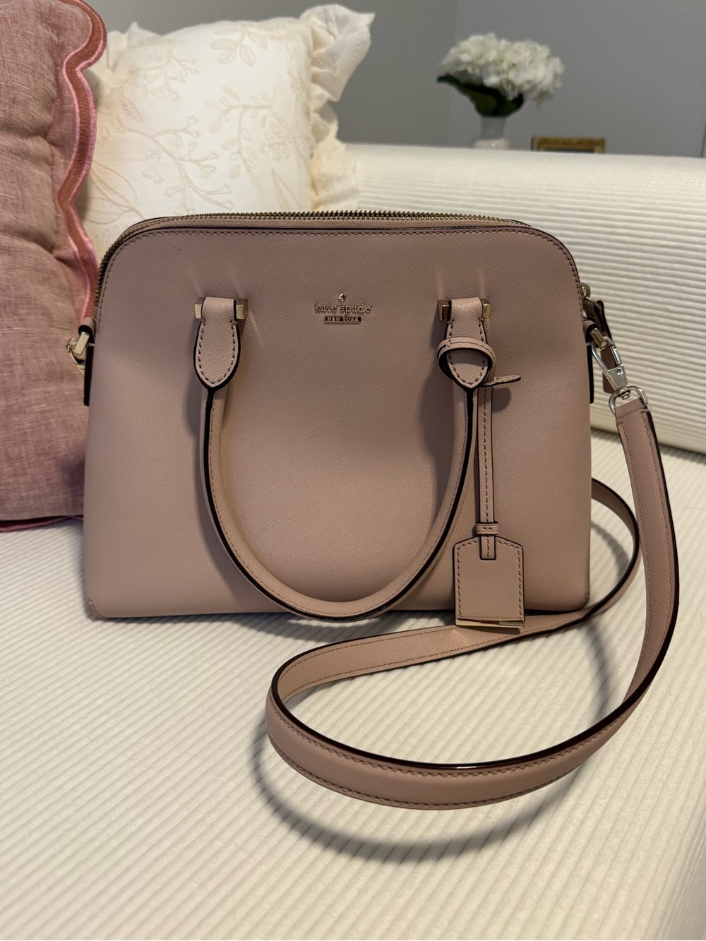 kate spade Satchel Purse - Dusty Rose